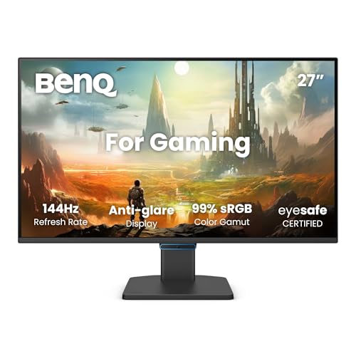 BenQ GW2790CE Moniteur IPS 27 FHD 1080p 144Hz Eye-Care, télétravail, USB-C, Optimiseur visuel, Anti-Scintillement, Faible lumière Bleue, Cadre Ultra-Fin, certifié TÜV, Eye-CareU
