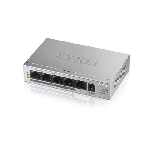 Zyxel GS1005HP 5 ports 10 100 1000 Avec POE Non manageable
