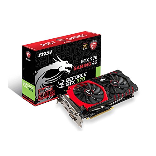 MSI GTX970 Gaming 4G Carte graphique Nvidia GeForce GTX 970 1114 MHz 4096 Mo PCIExpress