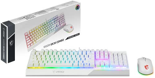 MSI Vigor GK30 Combo White Teclado Ratón