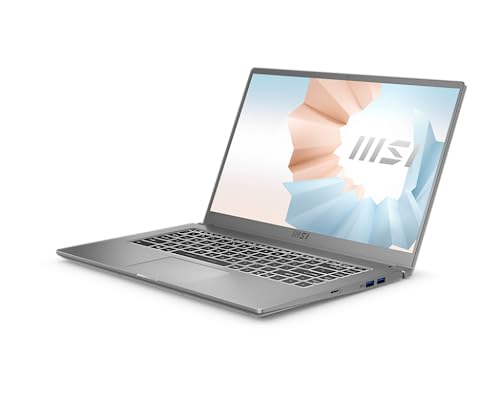 MSI Modern 15 A11SB-845ES Portátil 39,6 cm (15.6 ) Full HD Intel® Core™ i7 16 GB DDR4-SDRAM 1000 GB SSD NVIDIA GeForce MX450 Wi-FI 6 (802.11ax) Windows 10 Home Gris