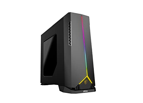 MSI Mag Meta S 3SI-019XEU Ordinateur Personnel (Ryzen 5 3600, 8 Go RAM, 512 Go SSD, GTX 1660 Super Aero ITX, FreeDOS), Dos, Noir