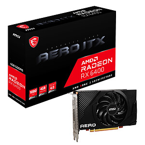 MSI Radeon RX 6400 AERO ITX 4 Go
