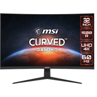 MSI G321CUV Écran PC Gaming Incurvé 31,5 UHD - Dalle VA 1500R, 3840x2160, 60Hz 4ms, 16 9, Adaptive-Sync - DisplayPort 1.2a, HDMI 2.0b