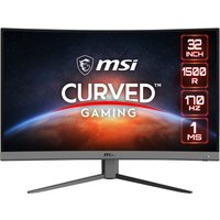 Ecran PC Gamer Incurve MSI Optix G32C4 E2 32 FHD Dalle VA 170hz 1ms Freesync Premium 1 HDMI 2 DP
