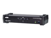 Aten CS1824 KVMP Switch - commutateur ecran-clavier-souris audio USB - 4 ports