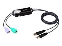 Aten CS62KM - commutateur souris clavier - 2 ports