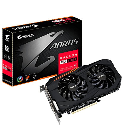 Gigabyte GV-RX580AORUS-4GD Carte Graphique ATI 1380 MHz 4 Go PCI-Express x16 3.0