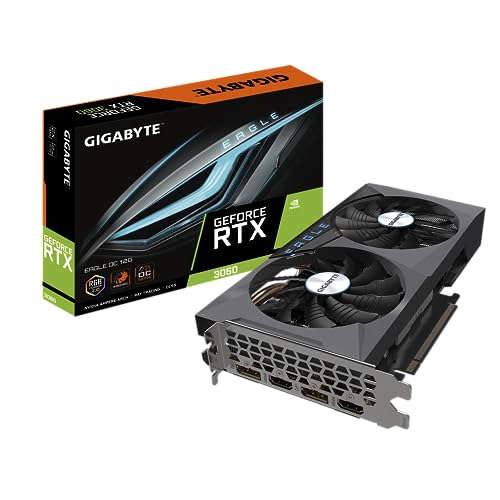 Gigabyte GeForce RTX 3060 EAGLE OC 12G rev  2 0 LHR
