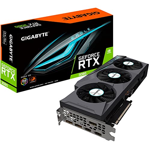 Gigabyte Carte Graphique Gigabyte GeForce RTX 3080 EAGLE 12GB GDDR6X