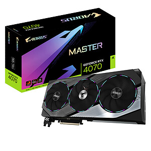 Gigabyte AORUS GeForce RTX 4070 MASTER 12G
