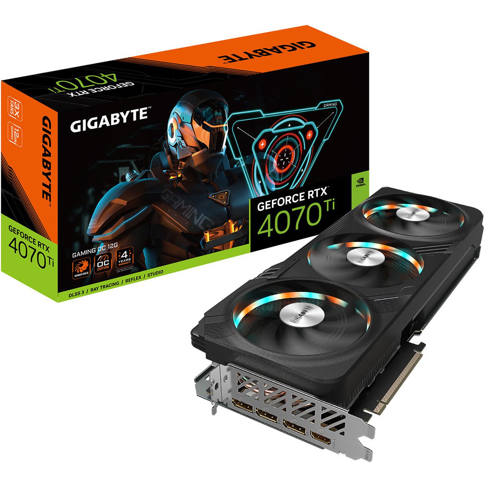 Gigabyte GeForce RTX 4070 Ti WINDFORCE OC 12G
