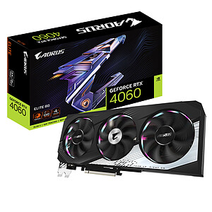 GIGABYTE Carte Graphique AORUS GeForce RTX 4060 ELITE 8G