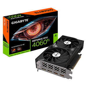 Gigabyte RTX 4060 Ti WINDFORCE OC 8 Go
