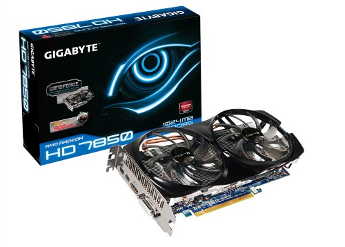 Gigabyte AMD GV-R785OC-1GD Radeon HD 7850 Carte Graphique GDDR5 DVI HDMI 2x Mini-Displayport PCI-Express 3.0 Crossfire Ready 1 Go