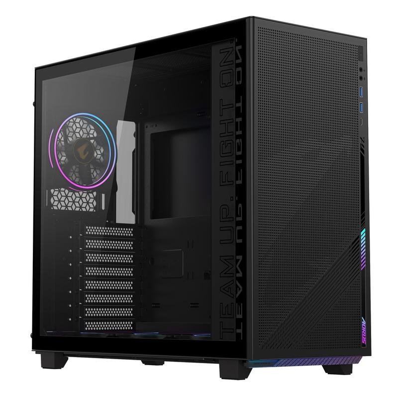 Gigabyte Boîtier Gigabyte C400 Midi Tower ATX Verre trempé RGB Gaming