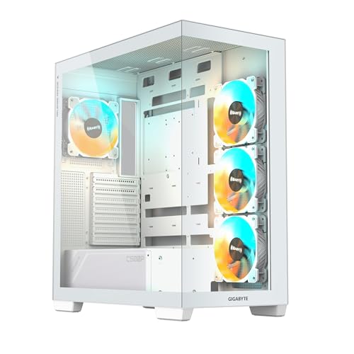 Gigabyte C500 Boîtier PC panoramique furtif ATX en Verre trempé RGB Fusion Noir