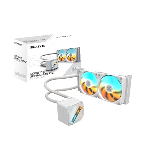 Gigabyte Refrigeración Líquida Gigabyte Gaming 240 ICE 240mm 2 Ventilateurs ARGB White