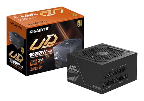 Gigabyte Fonte d'Alimentation GIGABYTE 1000W 80 PLUS Gold UD1000GM PG5 V2 Modulaire ATX 3.1 PCIe 5.1