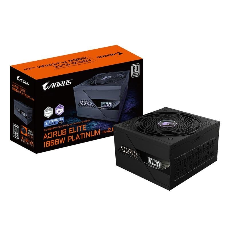 Gigabyte Fuente de Alimentación GIGABYTE Aorus Elite P1000W V2 1000W 80 PLUS Platinum modulaire