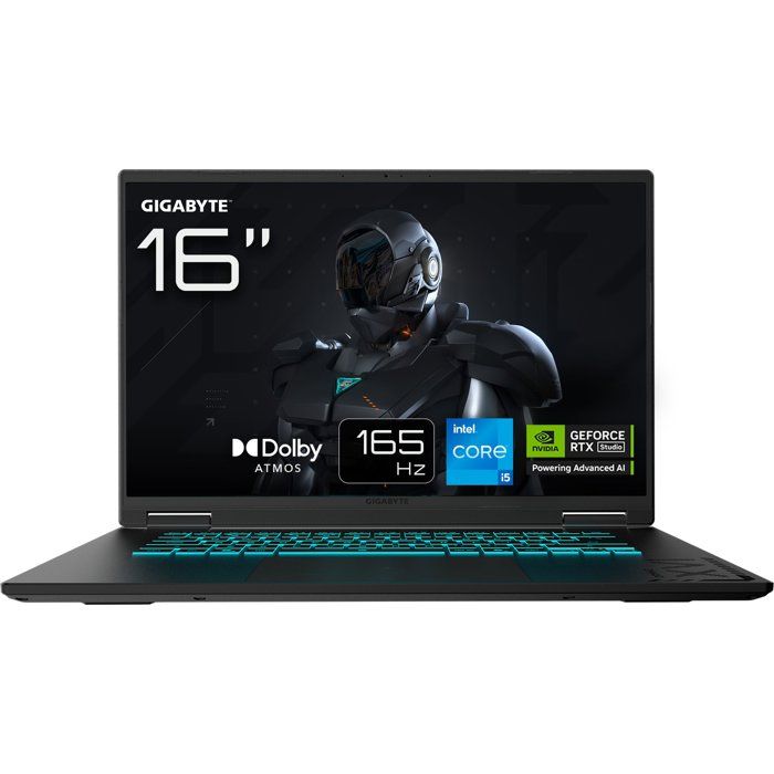 PC portable gamer - GIGABYTE - Sans Windows - Gaming A16 CTHH3FR893SD - 16 FHD - i5-13420H - RTX 5060 - RAM 16Go - SSD 512Go