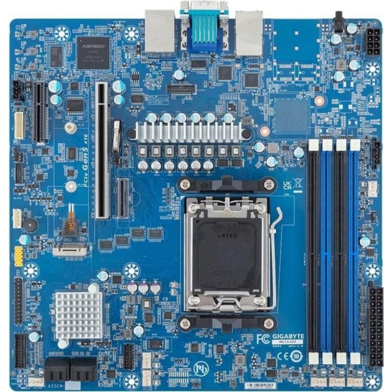 Gigabyte Carte mère Gigabyte MC13-LE2 AMD B650E AM5 DDR5 Micro ATX USB-A RJ45