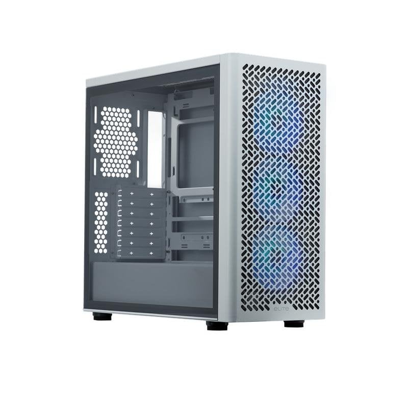 cooler-master Boîtier Cooler Master Elite 502 White Verre trempé RGB ATX EATX ITX mATX Gaming