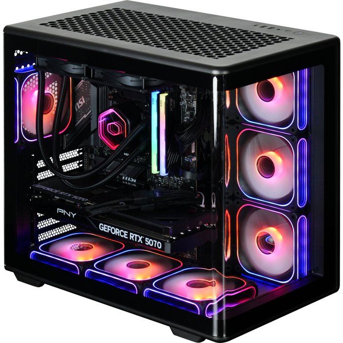 PC Gamer powered by COOLER MASTER - Sans Windows - AMD Ryzen 9600X - RTX 5070 12 Go - RAM 32Go DDR5 - SSD 2 To