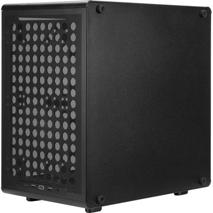 Boitier PC Mini Tour - COOLER MASTER - Q300L V3 Black - Micro-ATX Mini-ITX - Verre trempe - Compatible GPU 366 mm