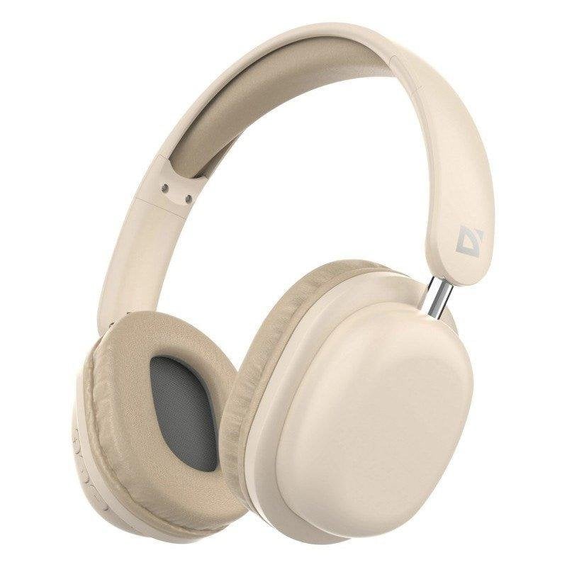 Defender Auriculaires Defender Freemotion B640 sans fil Bluetooth Circum-aural Universels Beige