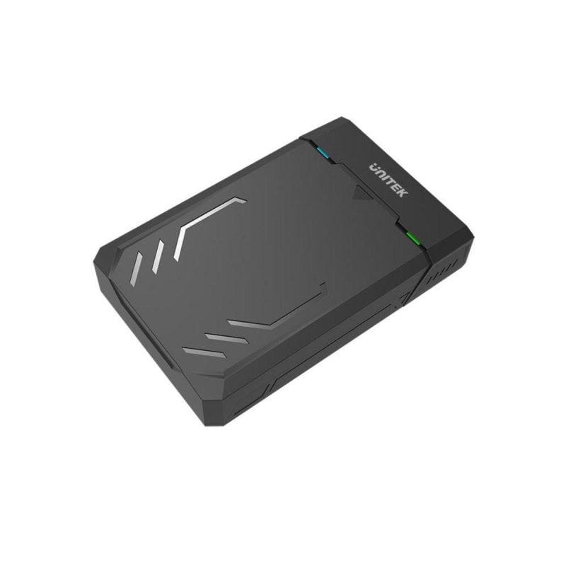Unitek Boîtier disque dur UNITEK Y-3035 2.5 3.5 pouces SATA USB 3.2 Gen 1 Black avec alimentation