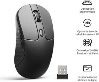 Keychron M3 1K - Sans fil - Noir