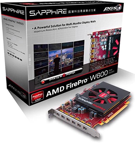Sapphire FirePro Carte Graphique ATI W600 750 MHz 2 Go PCI-Express Noir