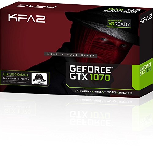 KFA2 70NSH6DS2HRK Carte Graphique Nvidia GeForce GTX 1070 8192 Mo PCI Express