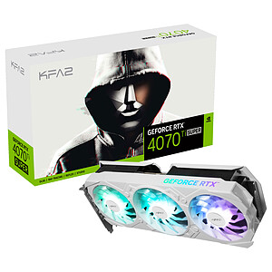 KFA2 RTX 4070 Ti SUPER EX Gamer White 1 Click OC