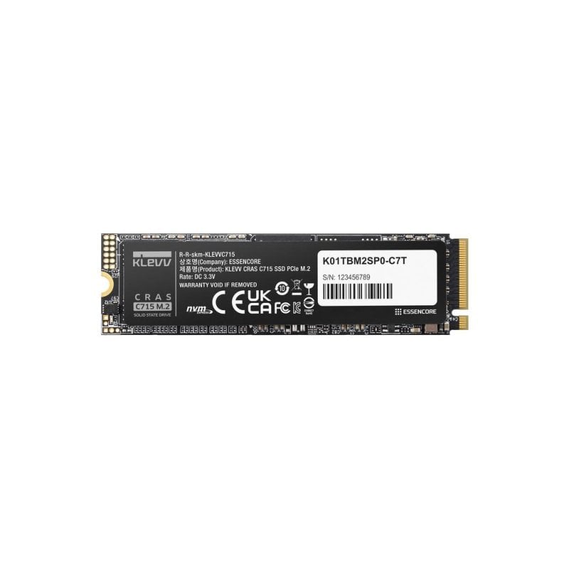 klevv Disco Duro Klevv CRAS C715 512GB M.2 NVMe PCIe 3.0 3200MB s Sans Dissipateur