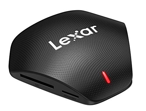Lexar Professional multi-cartes 3-in-1 USB 3.1 Lecteur, Jusqu'à 312 Mo s pour Carte SD Carte Micro SD, 160 Mo s pour Carte CompactFlash, Adaptateur Comprend USB C vers USB A câble (LRW500URBAMZN)