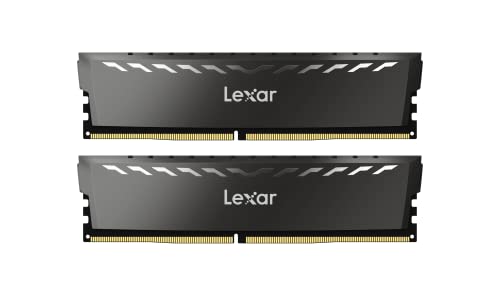Lexar THOR RAM DDR4 16Go Kit (2x8Go) 3200 MHz, DRAM 288-Pin U-DIMM PC Mémoire RAM, XMP 2.0 Memoire Haute Performance, CL16-18-18-38, 1.35V