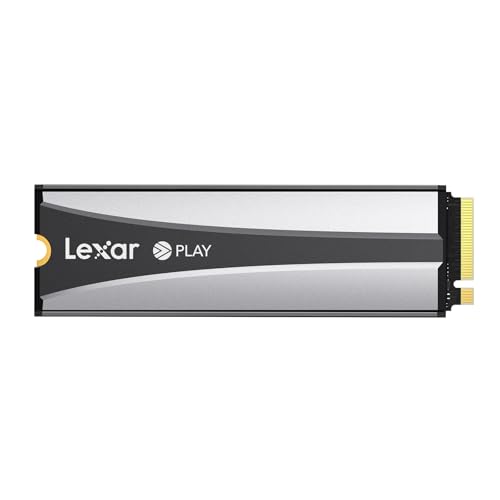 Lexar Play 2280 SSD 4To avec dissipateur Thermique, PCle Gen 4x4 NVMe, Parfait pour PS5, Vitesse jusqu'à 7400 Mo s, Disque SSD Interne Haute Performance, Compatible avec PS5