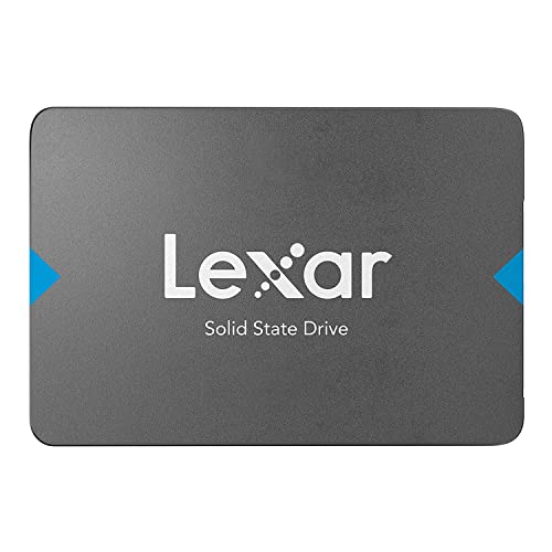Lexar NQ100 2,5 SATA III 6Gb s SSD Interne 256Go, Disque Dur SSD Jusqu'à 550 Mo s en Lecture, Interne SSD SATA pour Ordinateur Portable, Ordinateur de Bureau, PC