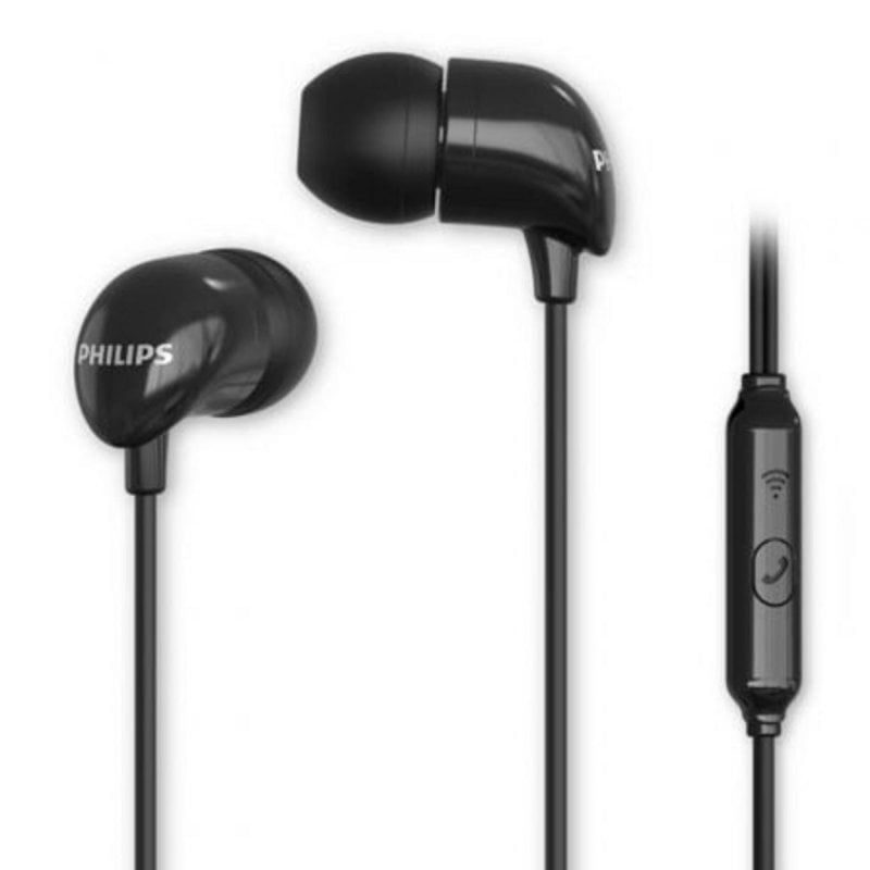 Philips Auriculares Philips TAE1126BK avec Microphone Jack 3.5 Noirs