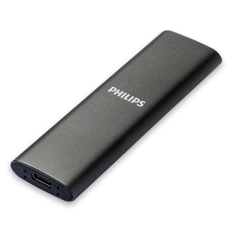 Philips Disque dur externe Philips FM02SS030P 00 2 To USB Type-C 3.2 Gen 1 Grey