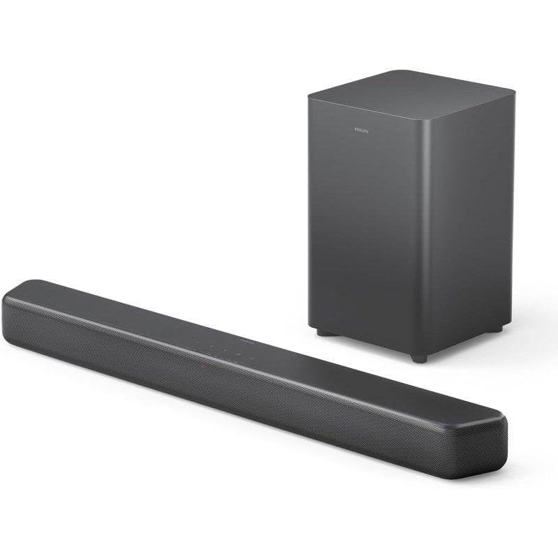 Philips Barre de Son Philips TAB5309 2.1 120W Bluetooth HDMI ARC Subwoofer Dolby Digital Plus