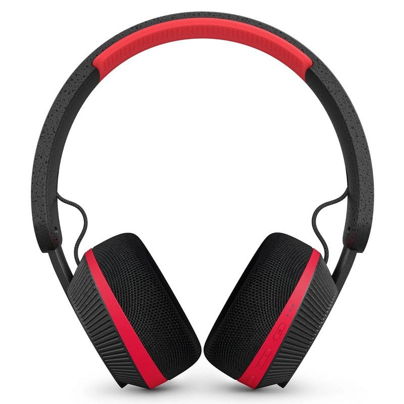 Philips Casque de sport Bluetooth à énergie solaire Philips série 6000 TAA6219BK 00, Black Red