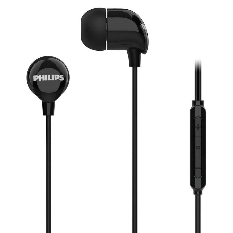 Philips Casque filaire Philips TAE2146BK 00, intra-auriculaire, USB-C, microphone intégré