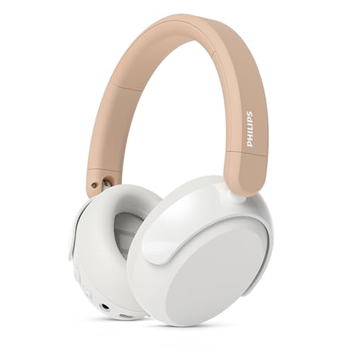 Philips TAK5500AL série 5500 Casque Supra-aural Pliable sans Fil Bluetooth 5.4 à réduction de Bruit pour Enfants, 34 Heures d’autonomie avec ANC, Volume limité, Partage Audio, câble USB-C Inclus