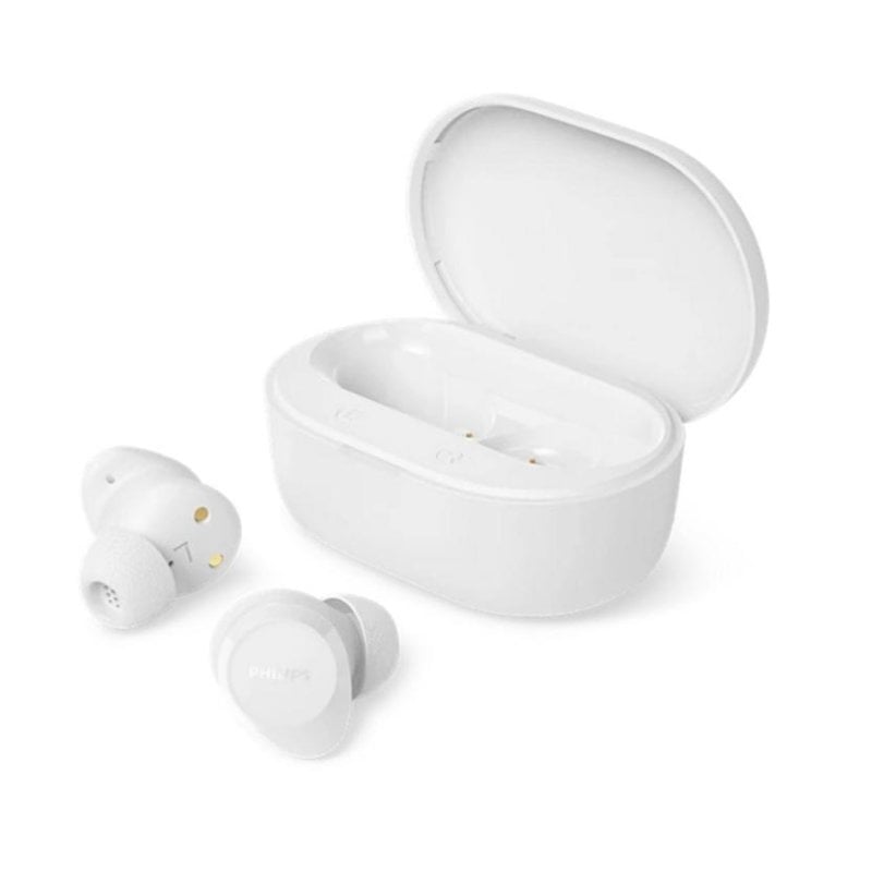 Philips Auriculaires Philips TAT1300WT sans fil Bluetooth True Wireless appels musique blancs