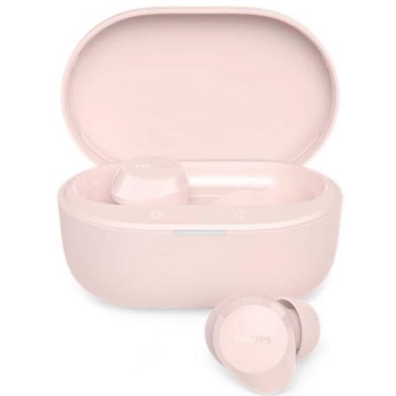 Philips Auriculares Philips TAT1300PK Bluetooth 6.0 Inalámbricos avec étui Pink