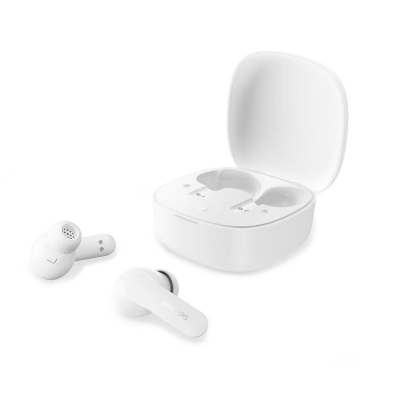 Philips Auriculares Philips TAT2100 sans fil Bluetooth 6.0 pour appels et musique blancs