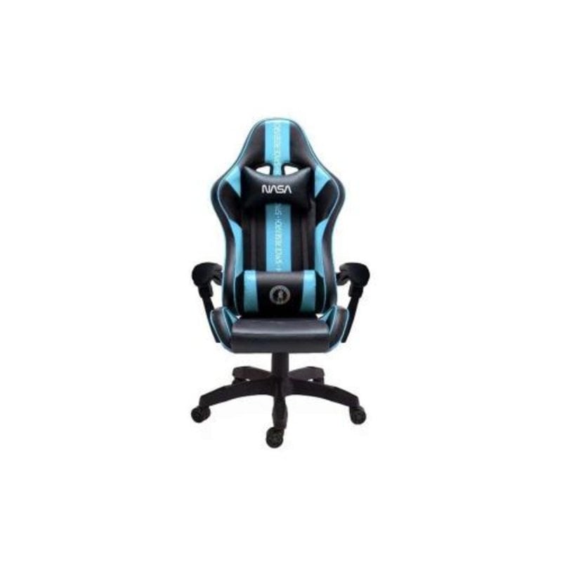 NASA Chaise gaming ergonomique Steelseries Core Black et Blue ajustable 2D 120 kg